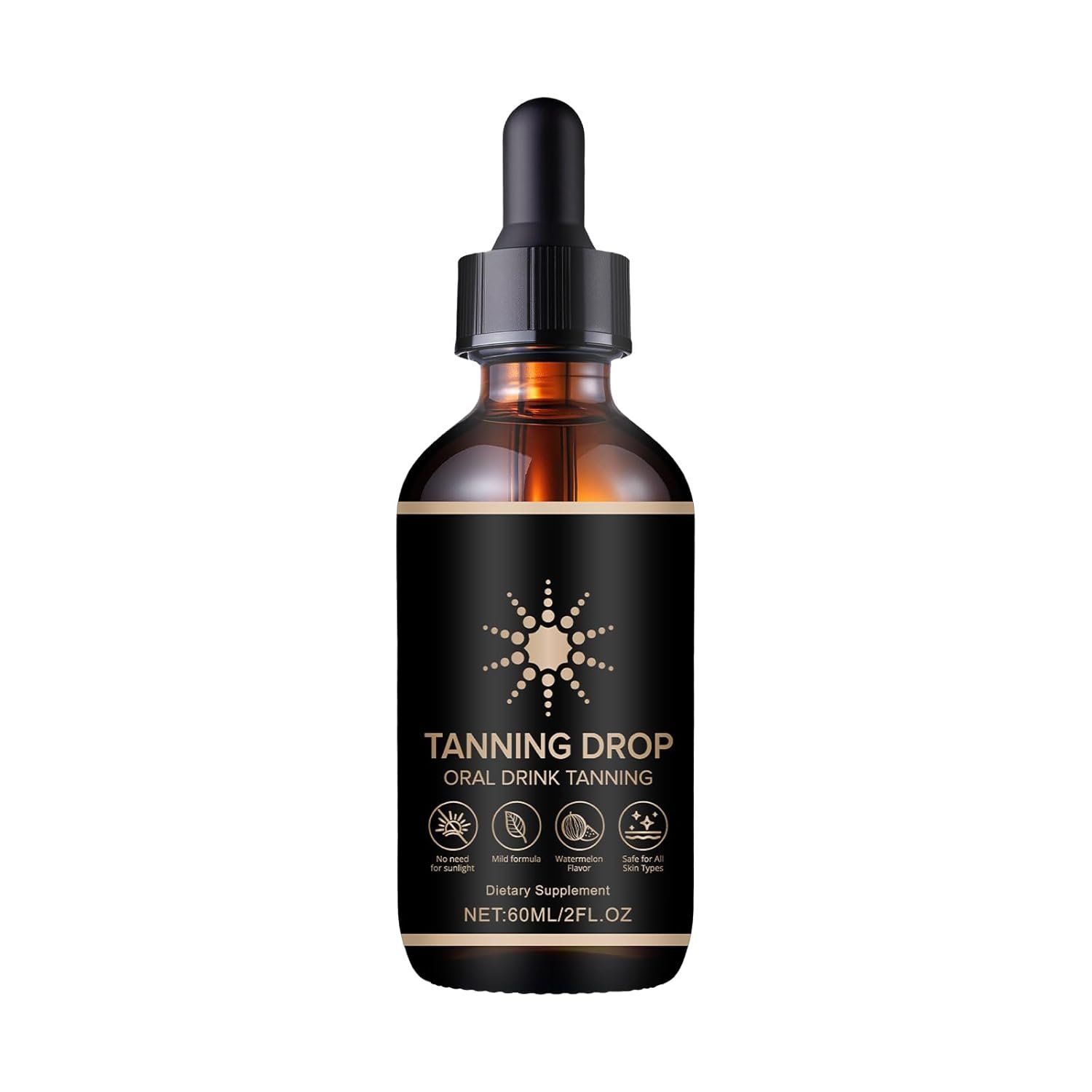 Tanning Drops To Drink, Tanning Drops to Drink for Face & Body – Natural Sunless Tanning Drops with Enhancing Your Natural Skin Tone, for All Skin Types