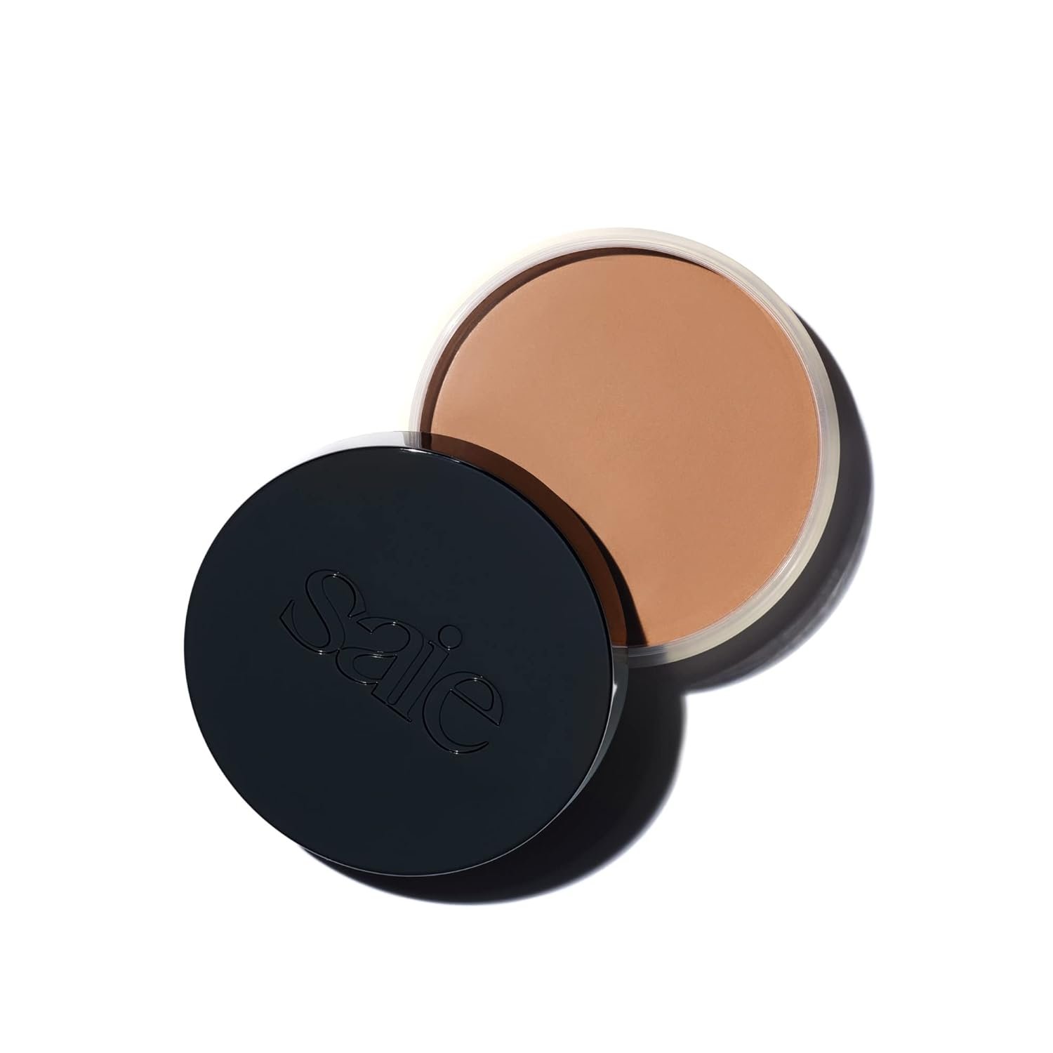 Saie Sun Melt Cream Bronzer – Buildable Balm Face Bronzer for Effortless Sculpting – Cream Contour Enriched with Vitamin C, Nourishing Skincare Ingredients & a Natural Finish – Light Bronze (1 oz)
