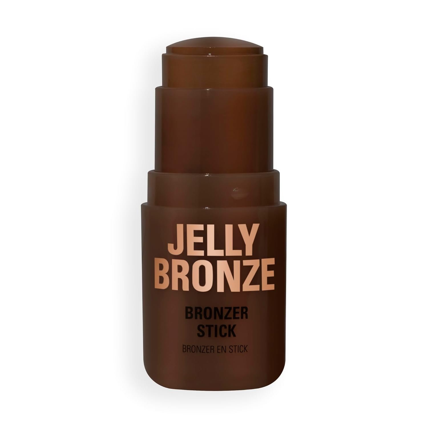 Revolution, Jelly Bronzer Tint Stick, Sheer Liquid Gel Bronzing Makeup for a Sun-Kissed Glow to Cheeks, Vegan & Cruelty-Free, Dark Cocoa, 0.28 oz