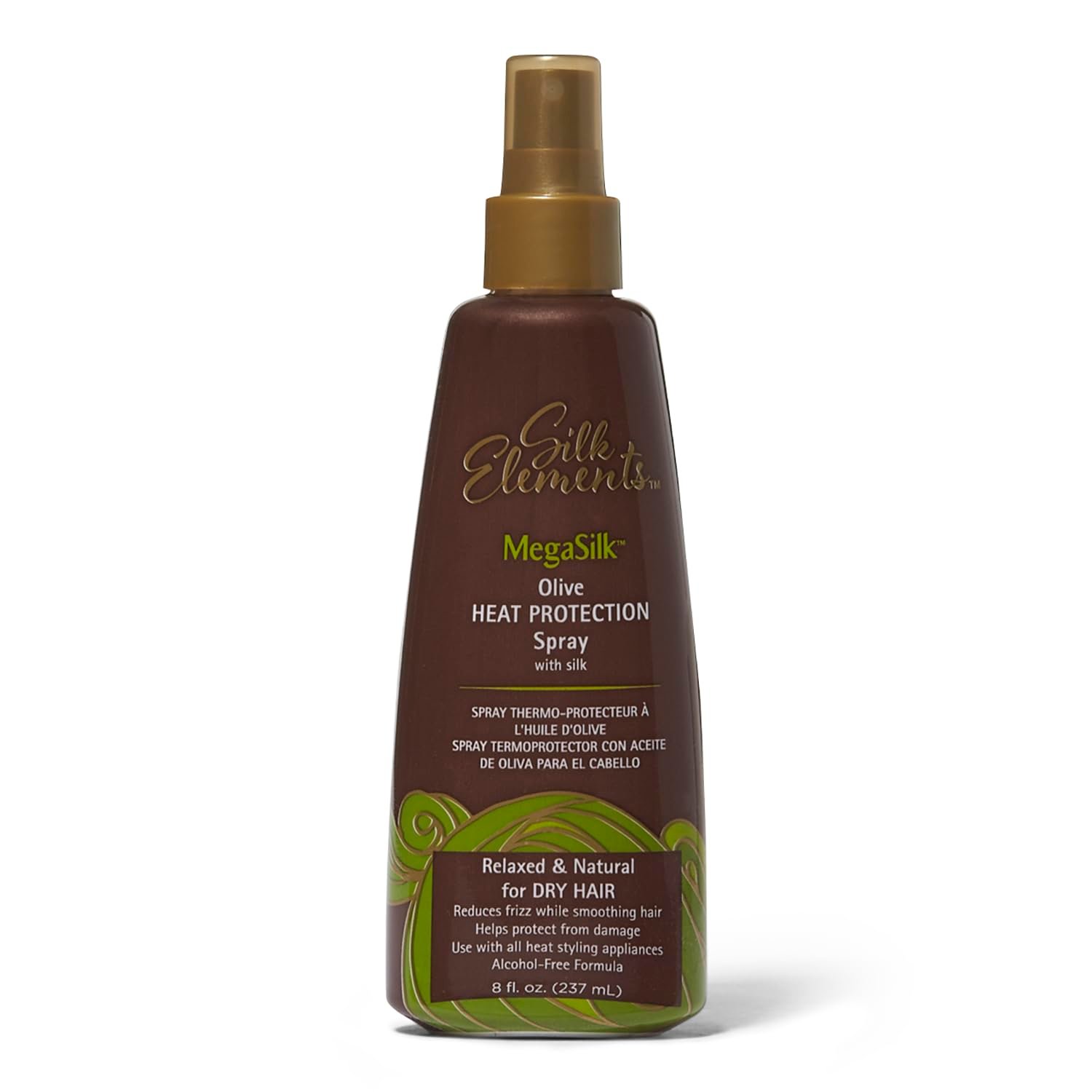 Silk Elements Megasilk Olive Heat Protection Spray – 8oz
