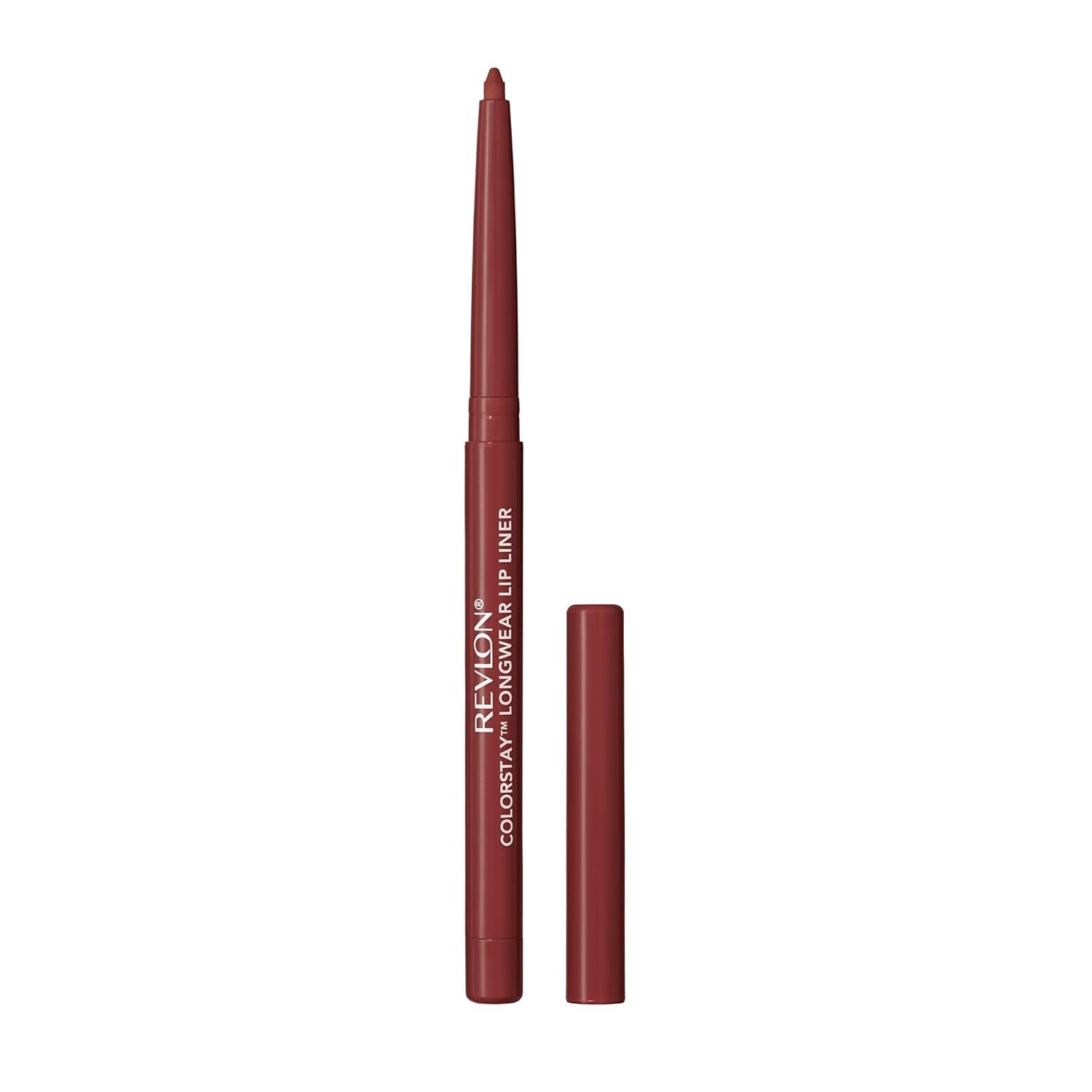 REVLON Colorstay Lip Liner Makeup with Built-In Sharpener, Longwear Rich Colors, Smooth Application, 640 Raisin, 0.01 oz