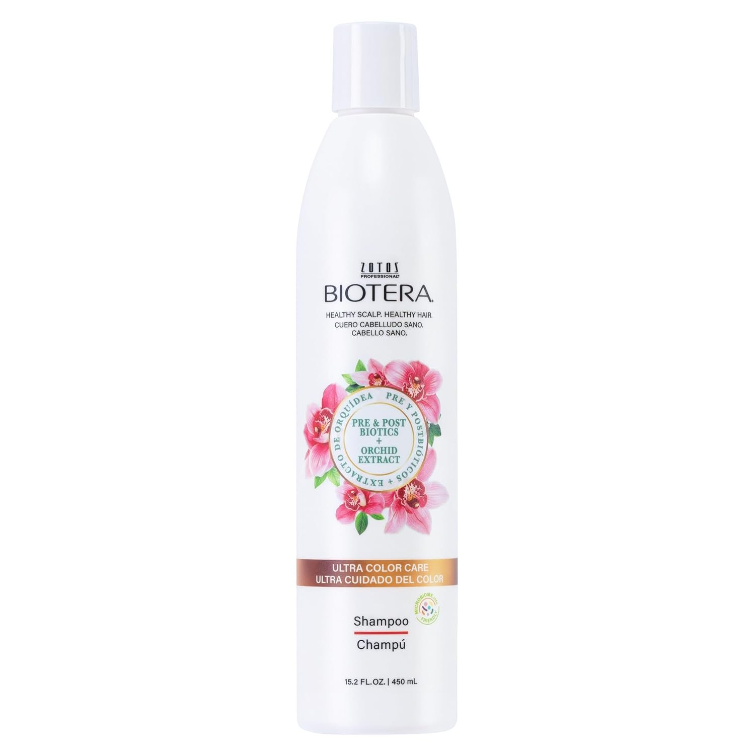 Biotera Ultra Color Care Shampoo for Vivid Color-Treated Hair – Protects & Extends Vibrancy with Coconut & Orchid Extract, Enhances Shine & Softness, Sulfate-Free, Color-Safe, Vegan