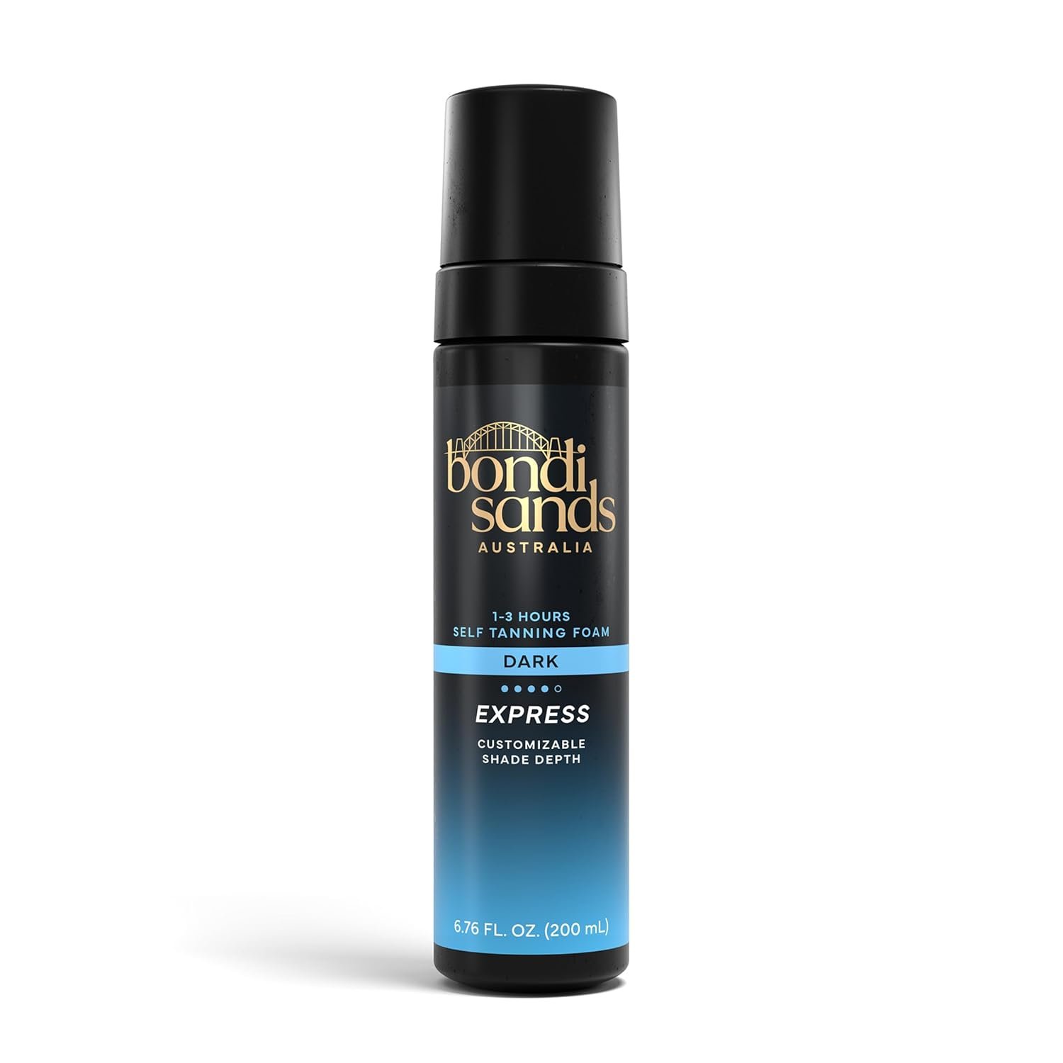 Bondi Sands Express Self Tanning Foam, Lightweight, Fragrance Free Self-Tanner for an Even, Streak-Free Tan, 6.76 fl oz