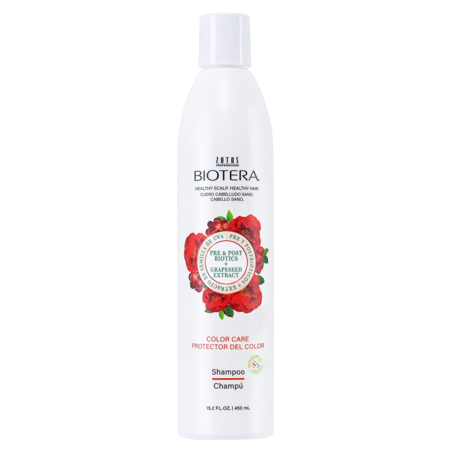 Biotera Color Care Shampoo for Color-Treated Hair – Protects & Extends Vibrancy with Coconut & Grapeseed Extract, Enhances Shine & Softness, Color-Safe, Vegan