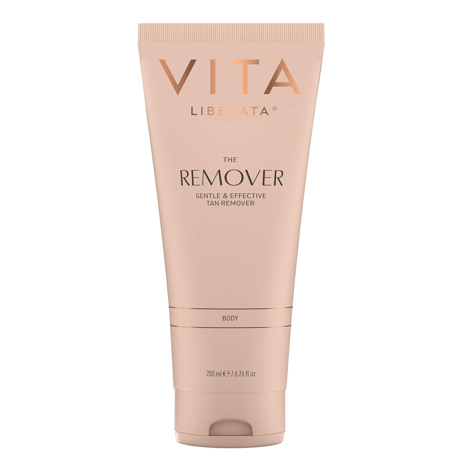 VITA LIBERATA The Remover 6.76 Fl Oz – Fast-Acting Self Tan Remover & Exfoliator with Charcoal – Gently Removes Self Tan, Hydrates & Preps Skin for Flawless New Application
