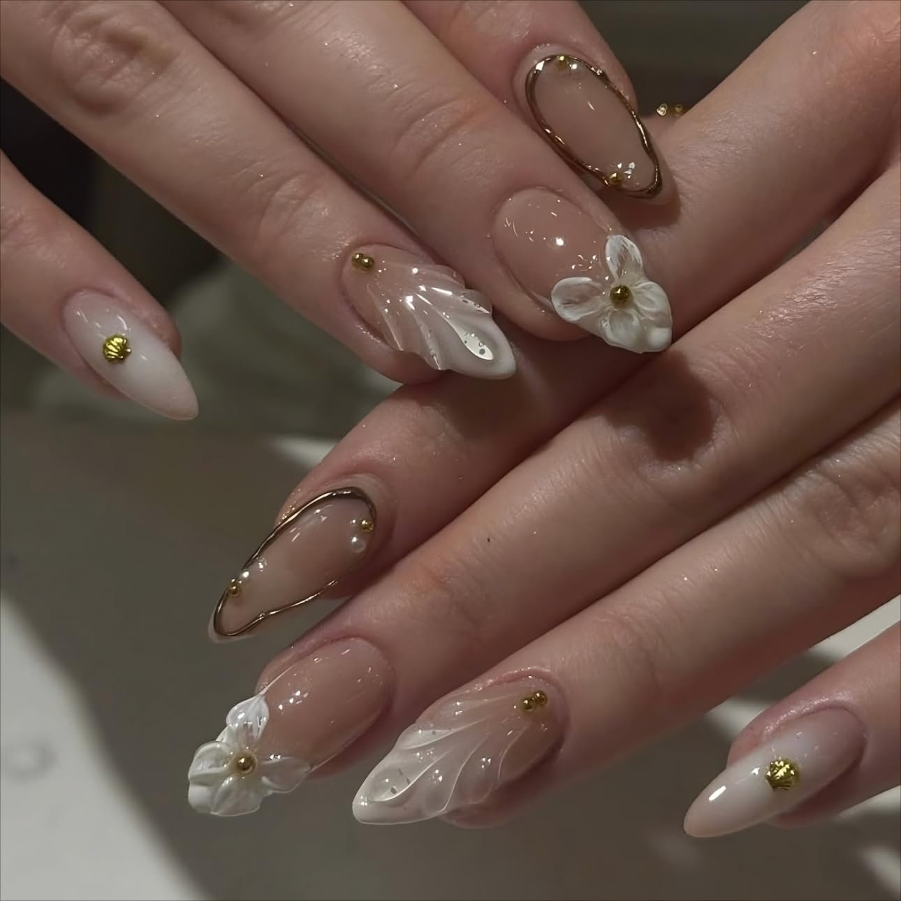 LPOODDNU Press on Nails