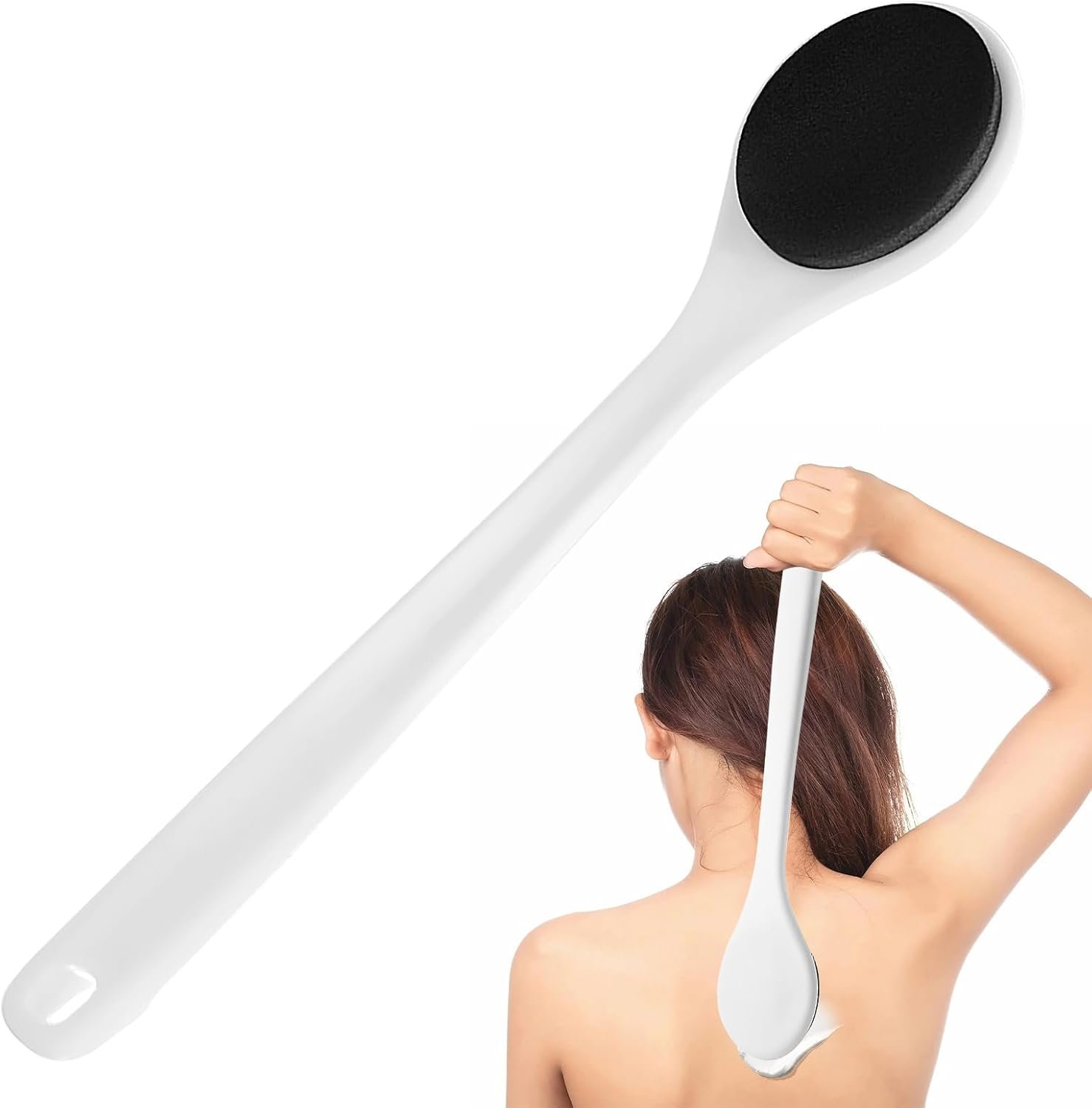 Lotion Applicator for Back – Long Handled Sponge for Easy Lotion Back Applicator, Back Lotion Applicator for Lotion and Cream, Ideal Back Cream Applicator Tool