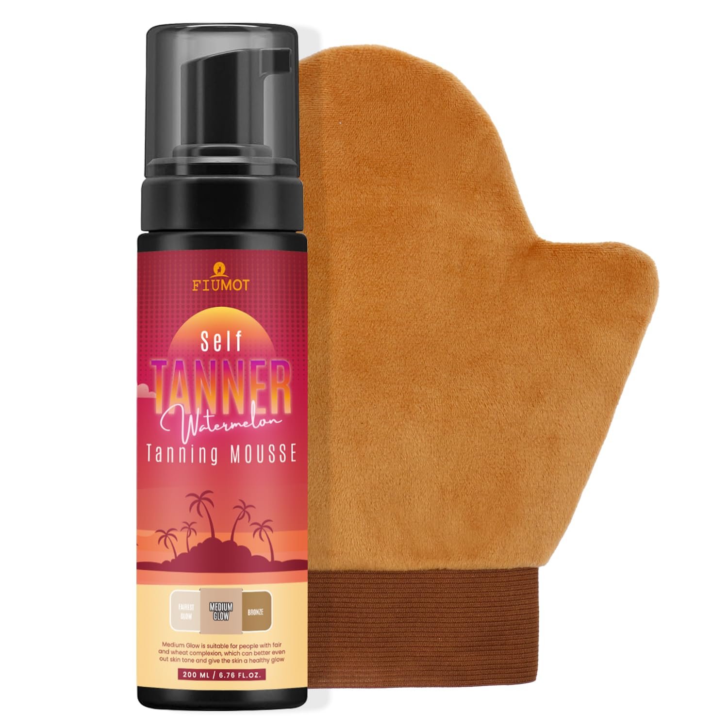 Self-Tanning Mousse for a Natural, Sun-Kissed Glow – Fast-Drying, Streak-Free, Long-Lasting Formula, 6.76 FL