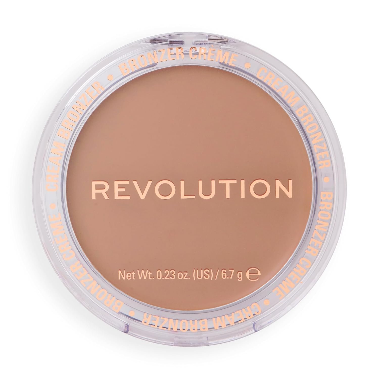 Revolution Beauty London, Ultra Cream Face Bronzer, Buildable & Blendable Cream Contour, Vegan & Cruelty-Free, Light, 0.24 oz