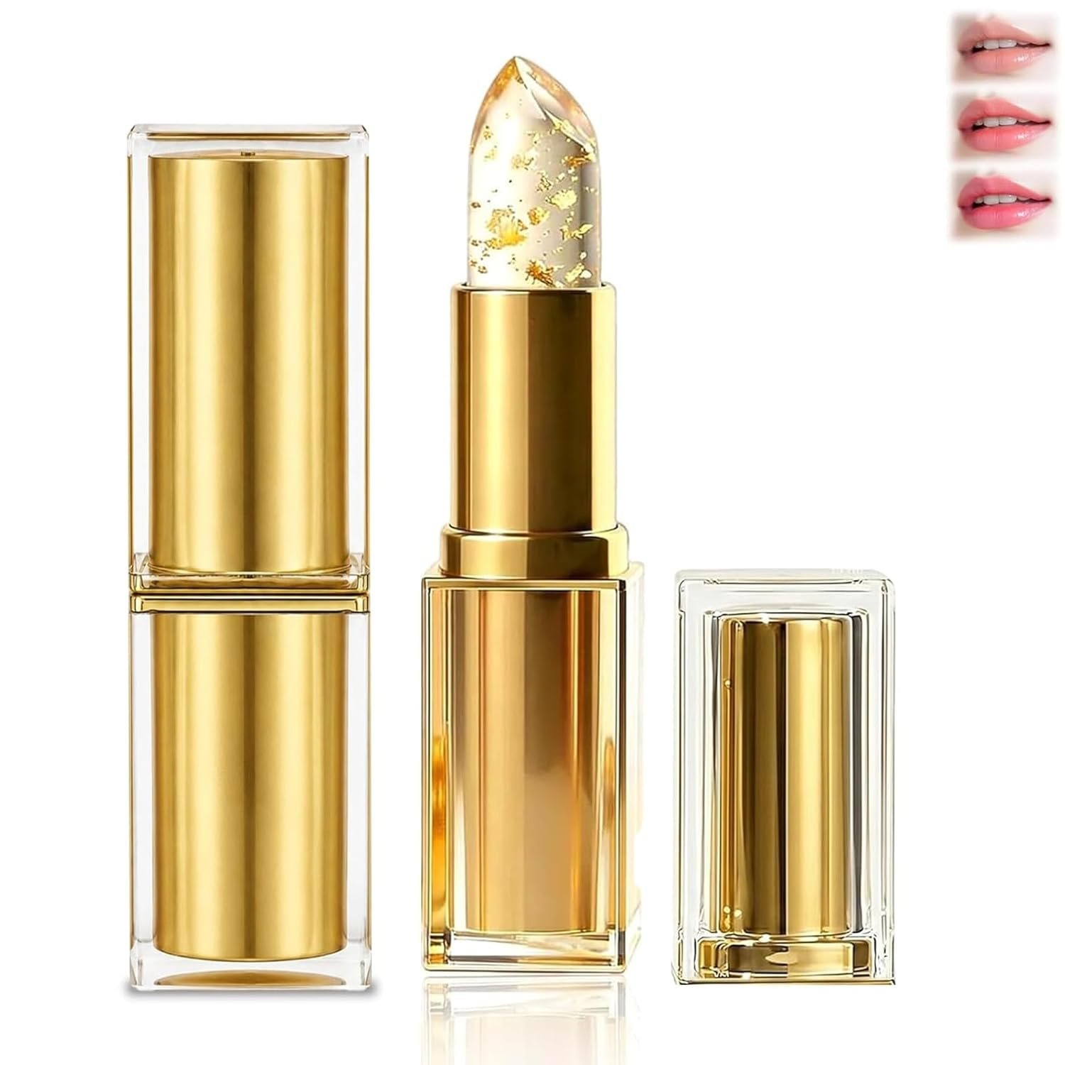 Skin-Adaptive Lipstick,Signature Ph Color Changing Lipstick,Long Lasting 24 Hours Moisturizing Glossy Shine Lip Gloss for Women (1pcs)
