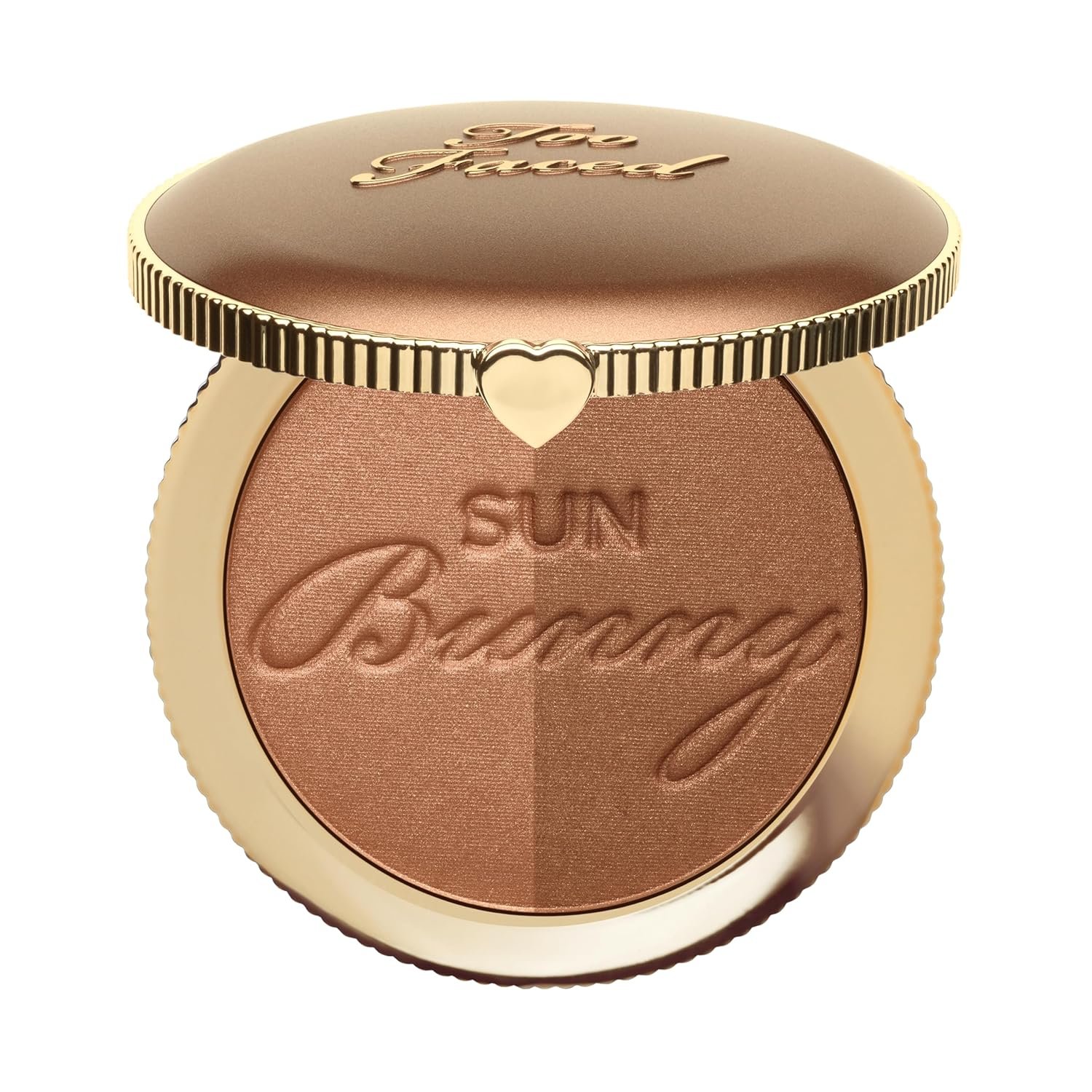 Too Faced Sun Bunny Blushing Bronzer | Dual-Shade Sheer, Luminous Bronzer Blush with Pink Undertones to Mimic Natural Flush