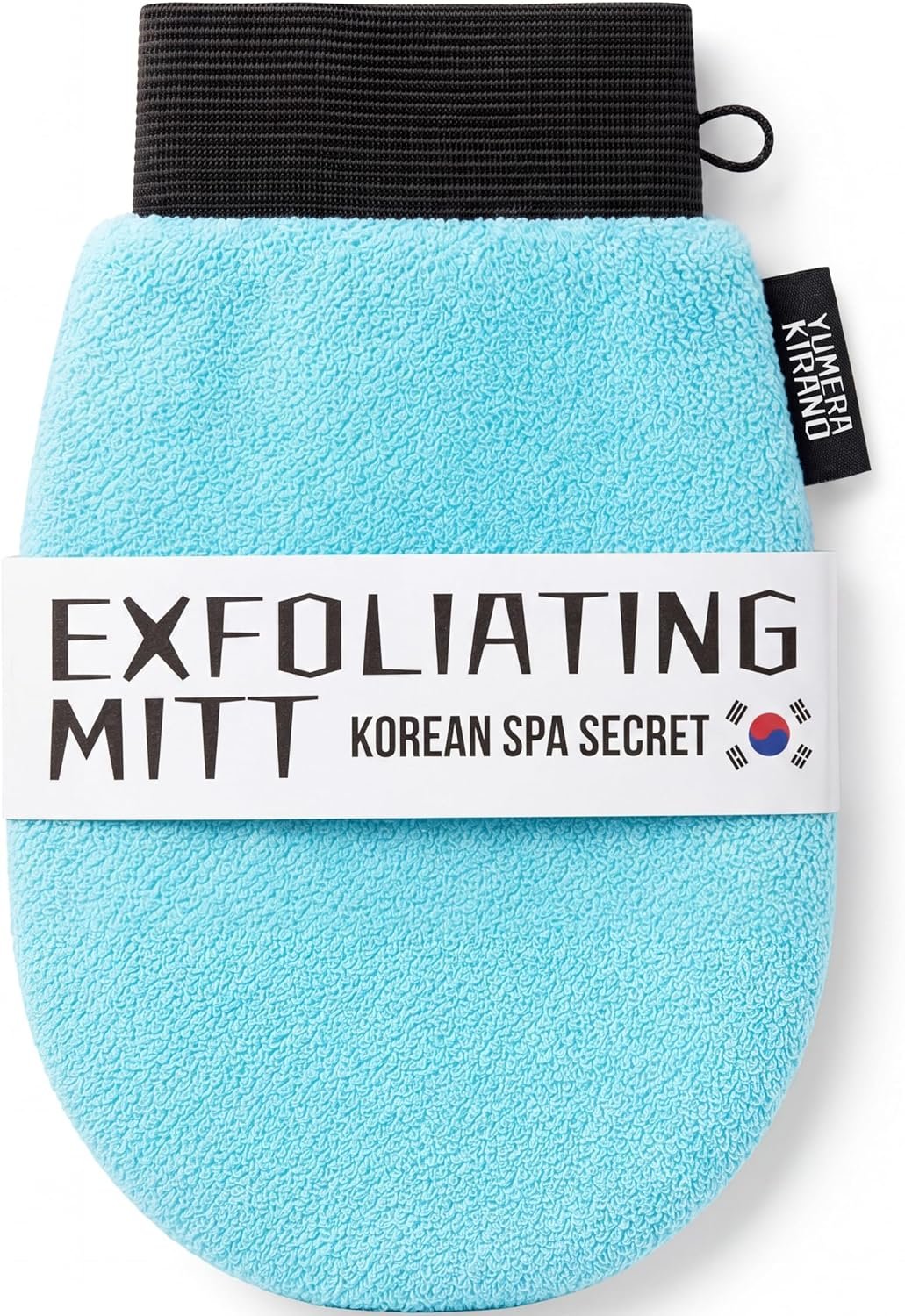 Korean Exfoliating Glove for Shower – Deep Body Scrubber & Face Exfoliator – Shower Gloves – Tan Remover Washcloth, Smooth Skin & Body Exfoliating Mitt – Loofah Wash Cloth Alternative (Pack of 1)