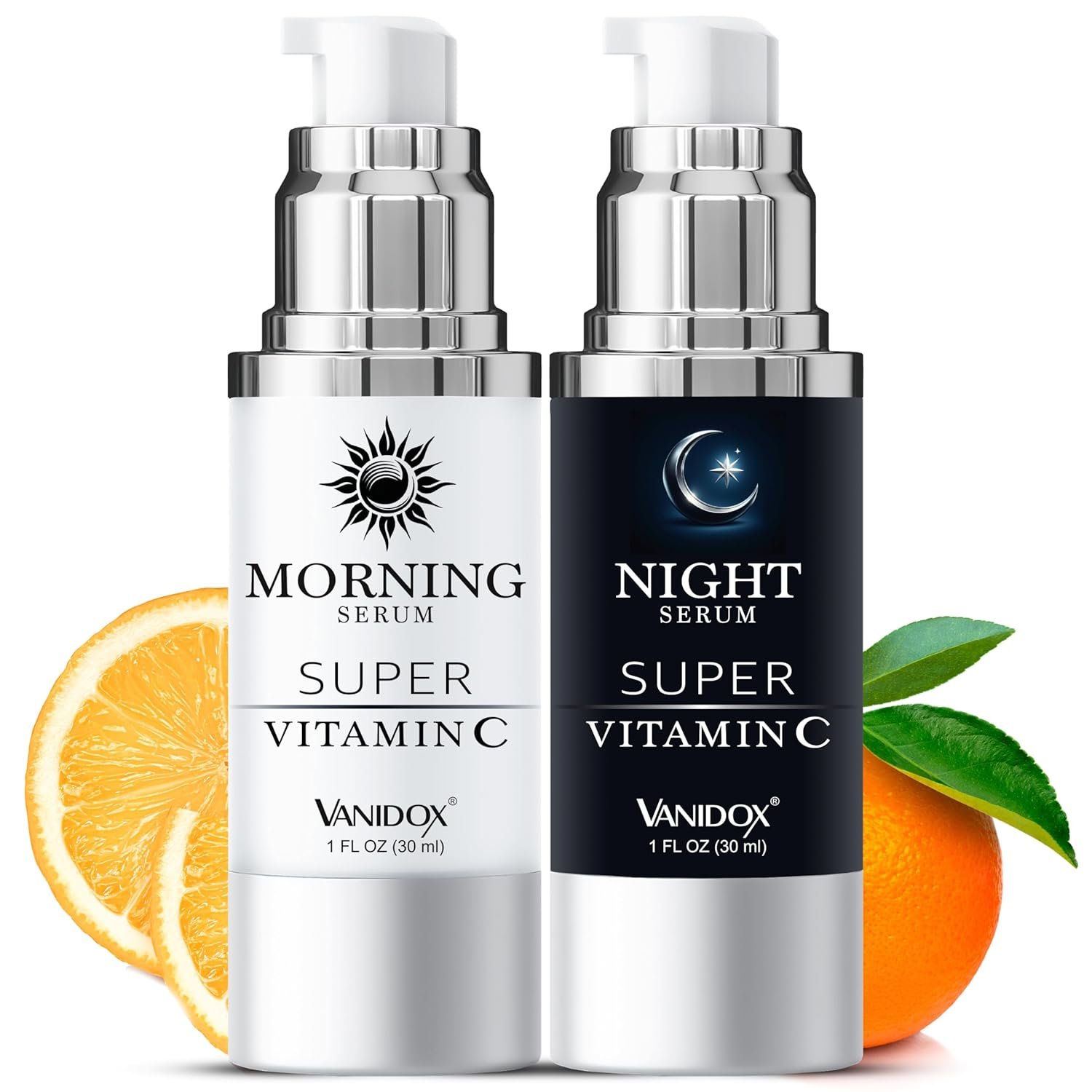 VANIDOX Super Vitamin C Serum for Women Over 70, All-In-One Formula, Made in USA, Hydrates, Firms, Lifts, and Targets Wrinkles, Age Spots, and Fine Lines, Vitamin C Serum (1fl oz x 2)
