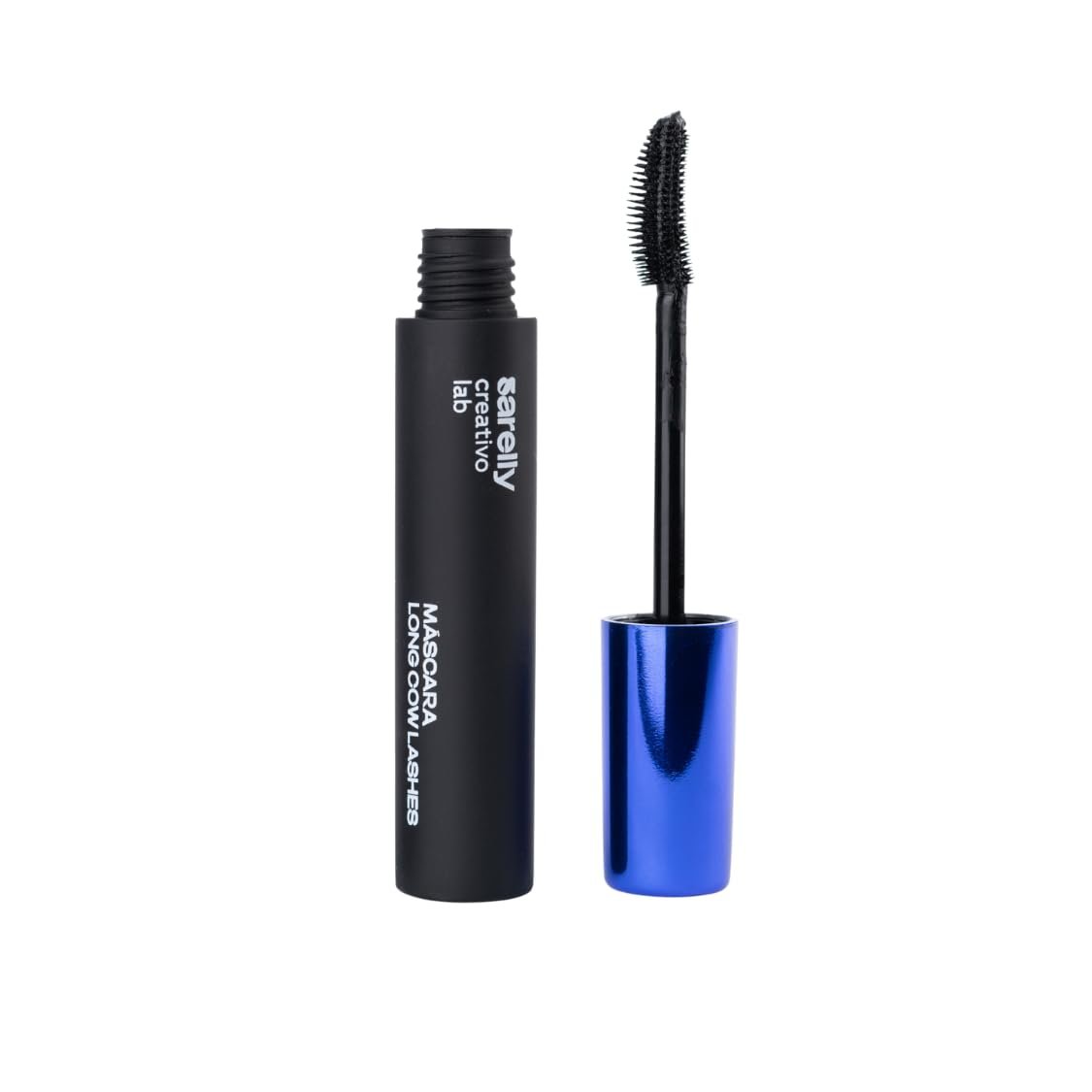 SARELLY Long Cow Lashes Mascara, Black | smudge-proof, waterproof, vegan, cruelty-free, clump-free