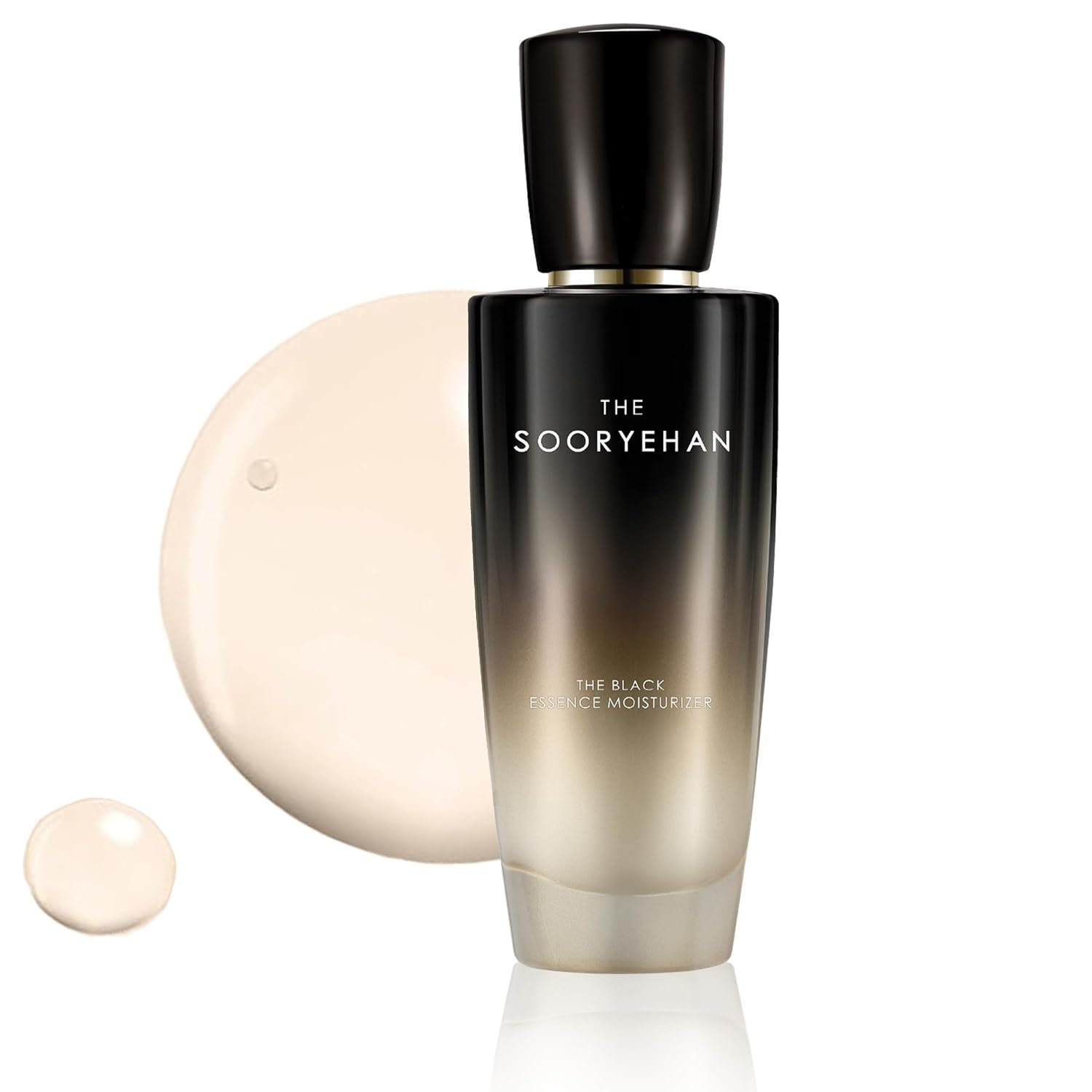 Sooryehan The Black (Essence Moisturizer, 130ml/4.4fl oz) – Lightweight Cream for Moisture Barrier, Rejuvenate Dull, Aging Skin. Premium Korean Skin Care. Black Yeast, Hyaluronic Acid,