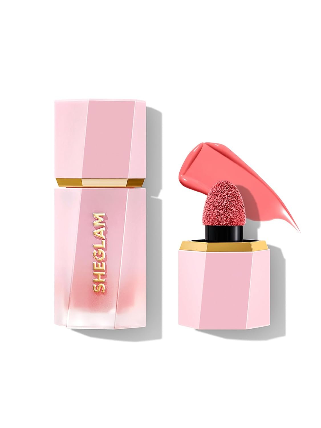 SHEGLAM Color Bloom Liquid Blush Makeup for Cheeks Matte Finish -004 Hot Topic
