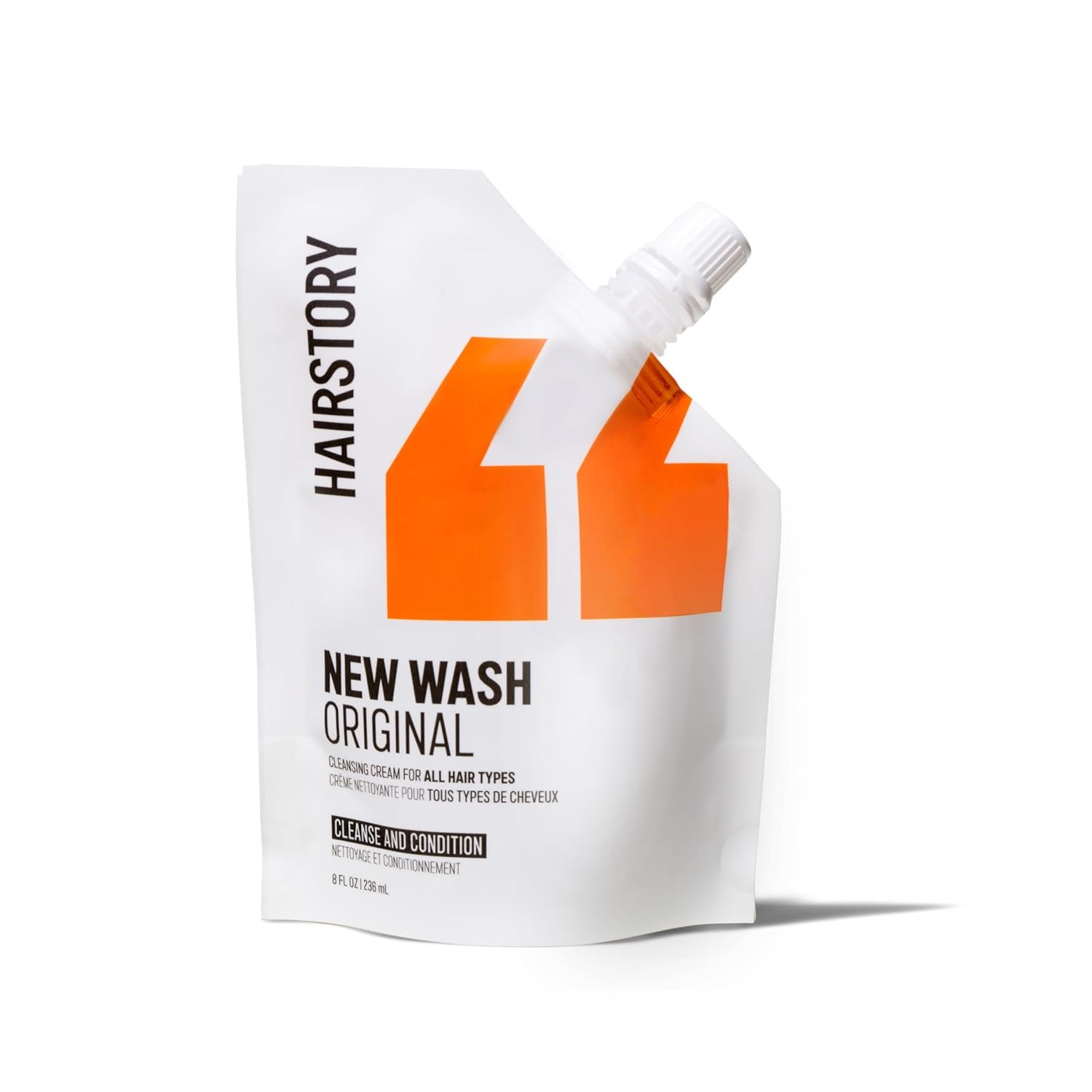 Hairstory New Wash Original Detergent Free Shampoo Conditioner 8 oz Refill