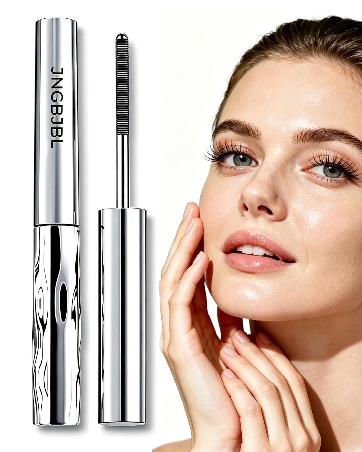 Mascara for Older Women 60 Plus, Metal Wand Mascara,(Black) 1Pcs